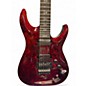 Used Schecter Guitar Research C1 Apocalypse Crimson Red Burst Solid Body Electric Guitar