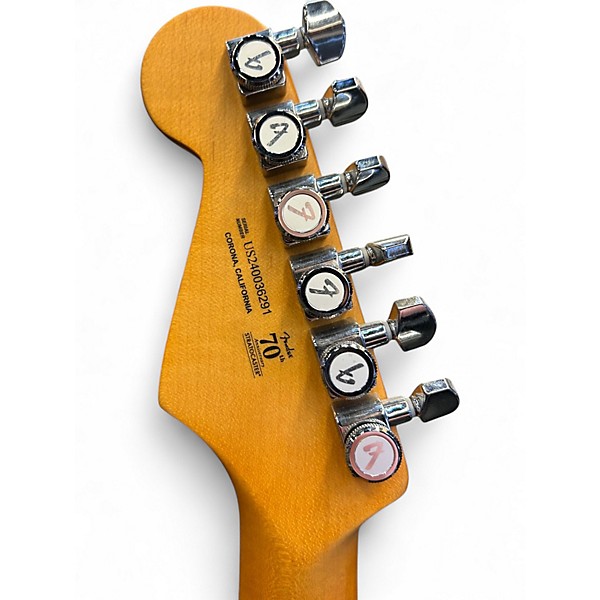 Used Fender American Ultra II Stratocaster HSS Texas Tea Solid Body Electric Guitar