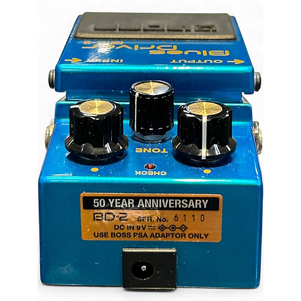 Used BOSS BD2 Blues Driver 50th Anniversary Effect Pedal