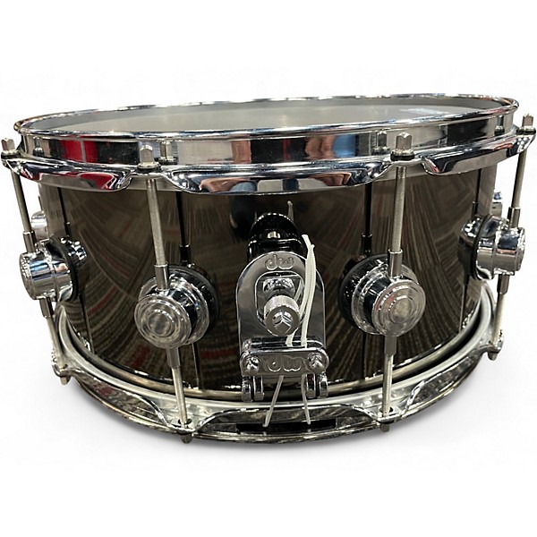 Used DW 14X6.5 Collector's Series Snare BLACK NICKEL BRASS Drum