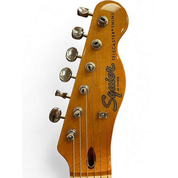 Used 2019 Squier Classic Vibe Telecaster Thinline Natural Hollow Body Electric Guitar