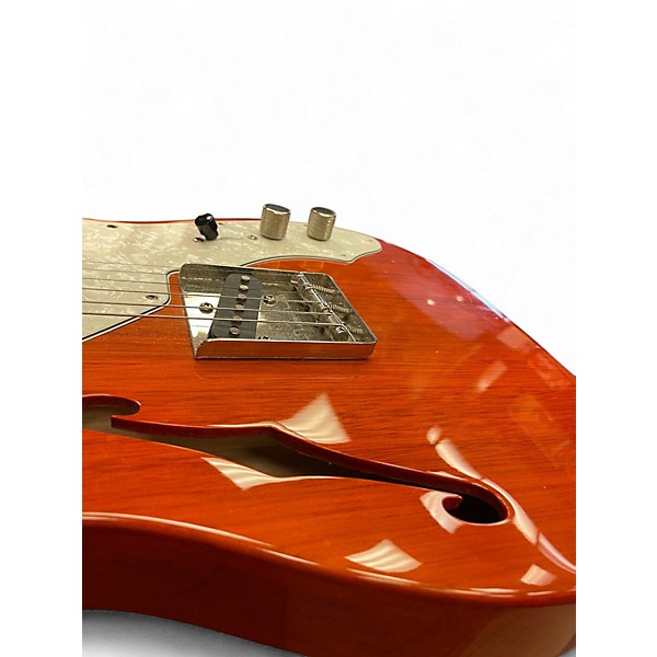 Used 2019 Squier Classic Vibe Telecaster Thinline Natural Hollow Body Electric Guitar