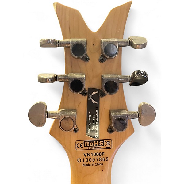 Used Dean Vendetta VN1000F Gunmetal Gray Solid Body Electric Guitar