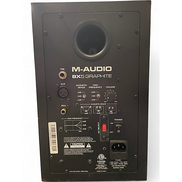Used M-Audio BX5 Graphite Pair Powered Monitor