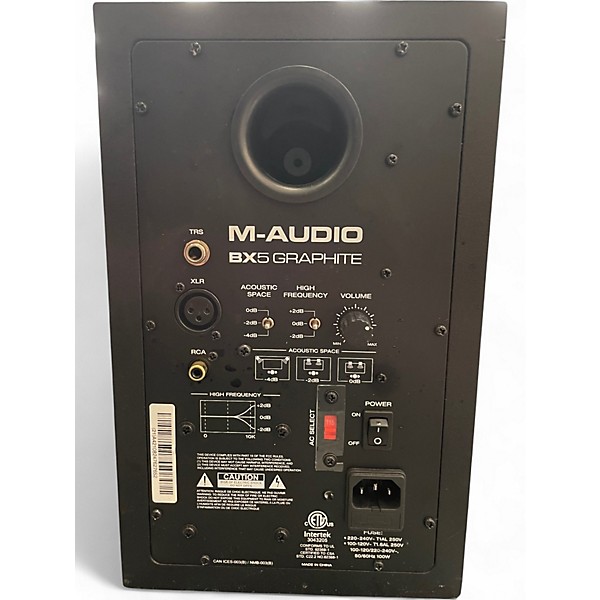 Used M-Audio BX5 Graphite Pair Powered Monitor