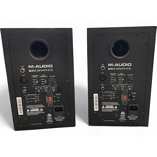 Used M-Audio BX5 Graphite Pair Powered Monitor