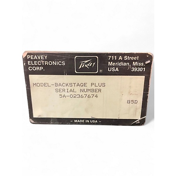 Used Peavey BACKSTAGE PLUS Guitar Combo Amp