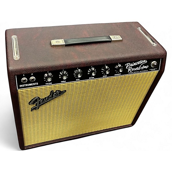 Used Fender PRINCETON REVERB BORDEUX Tube Guitar Combo Amp