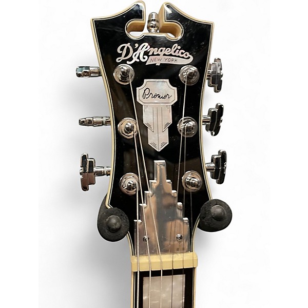 Used D'Angelico Premiere Bedford SH Pearl White Hollow Body Electric Guitar