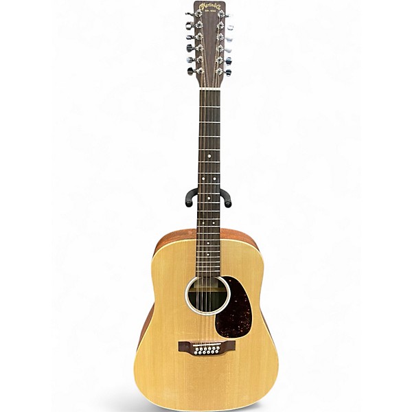 Used Martin DX2 Natural 12 String Acoustic Electric Guitar
