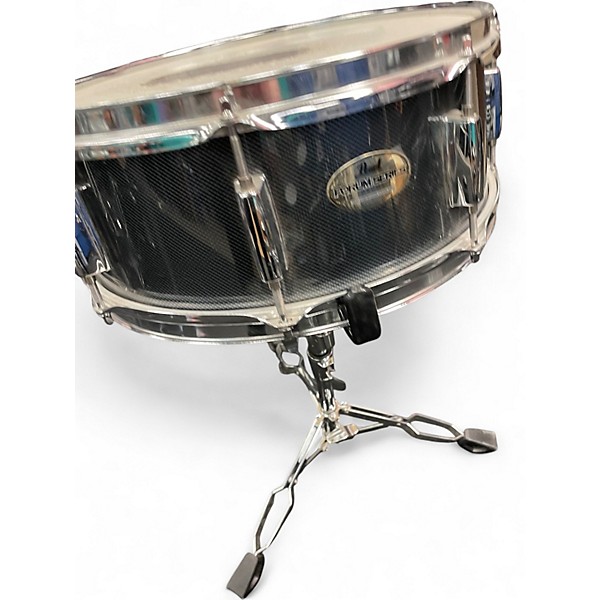 Used 2005 Pearl 5 Piece Forum carbon grey Drum Kit