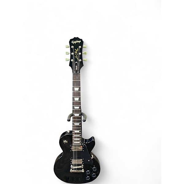 Used Epiphone Les Paul Studio Deluxe Black Solid Body Electric Guitar