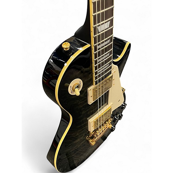 Used Epiphone Les Paul Ultra II Trans Black Solid Body Electric Guitar