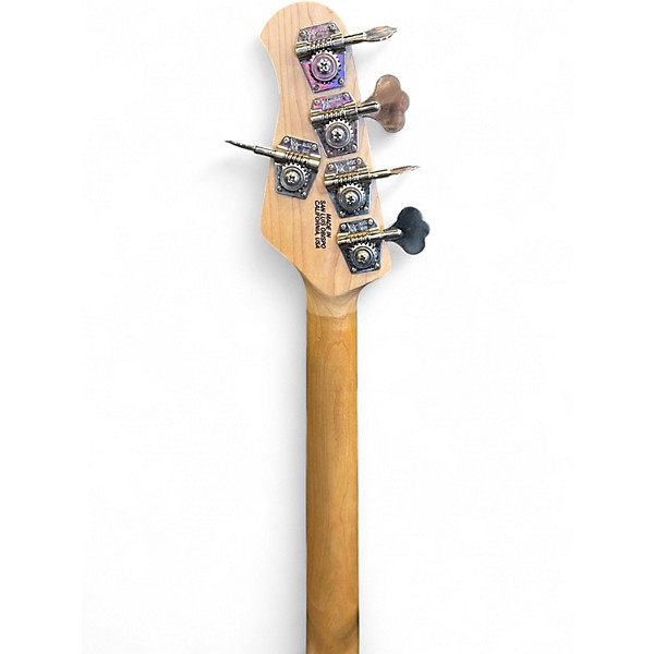 Used Ernie Ball Music Man Stingray 5 String Olympic White Electric Bass Guitar