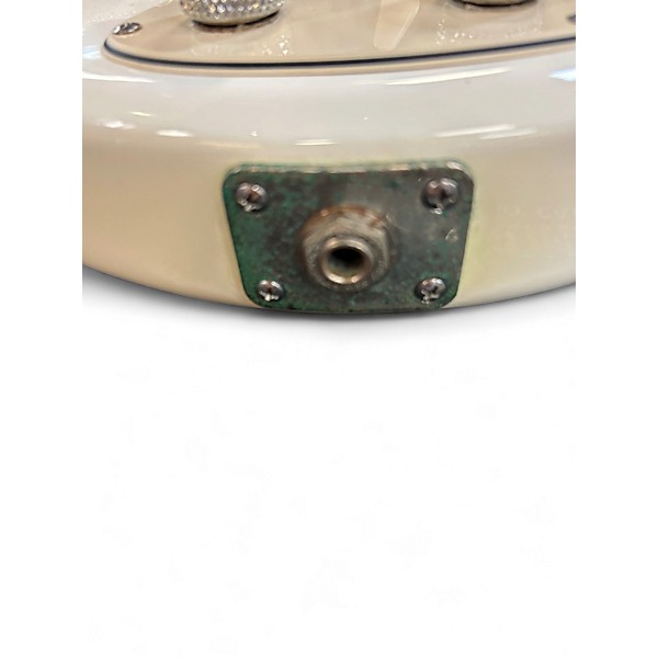 Used Ernie Ball Music Man Stingray 5 String Olympic White Electric Bass Guitar