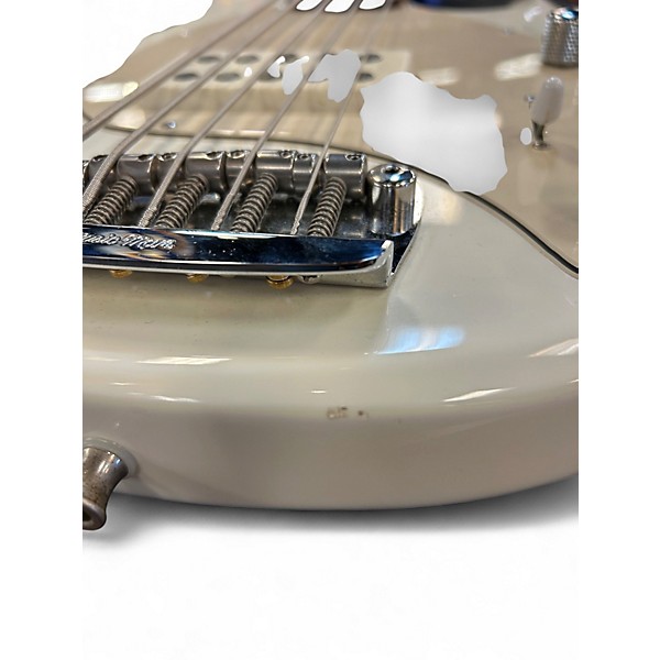 Used Ernie Ball Music Man Stingray 5 String Olympic White Electric Bass Guitar