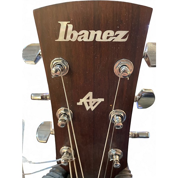 Used Ibanez AW54CEOPM Natural Acoustic Electric Guitar