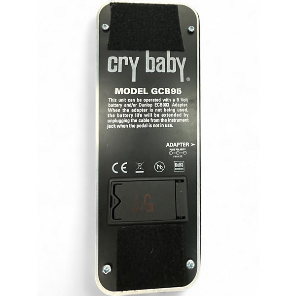 Used Dunlop GCB95 Original Crybaby Wah Effect Pedal