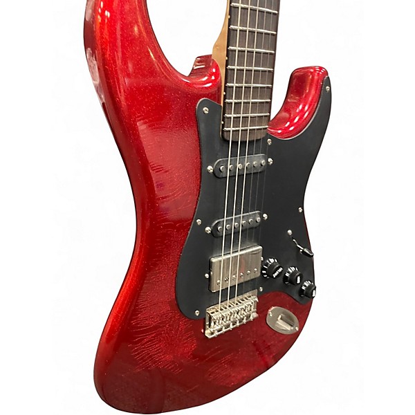 Used LsL Instruments saticoy custom hss red sparkle Solid Body Electric Guitar