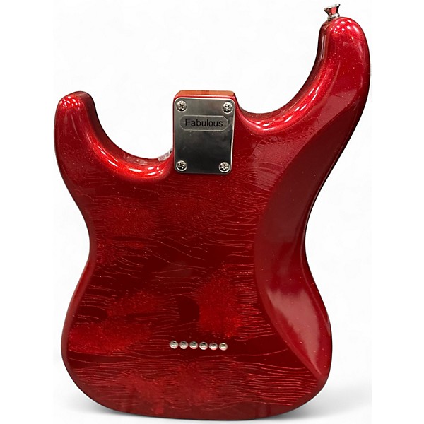 Used LsL Instruments saticoy custom hss red sparkle Solid Body Electric Guitar