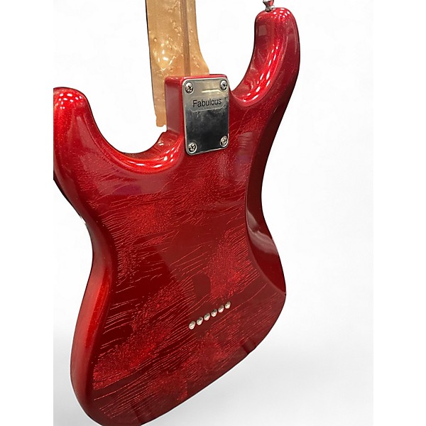 Used LsL Instruments saticoy custom hss red sparkle Solid Body Electric Guitar
