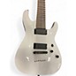 Used Schecter Guitar Research Demon 7 String White Solid Body Electric Guitar