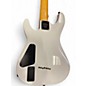Used Schecter Guitar Research Demon 7 String White Solid Body Electric Guitar