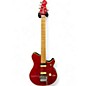 Vintage 1991 Ernie Ball Music Man Evh Red Trans Solid Body Electric Guitar thumbnail