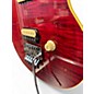 Vintage 1991 Ernie Ball Music Man Evh Red Trans Solid Body Electric Guitar