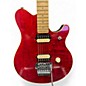 Vintage 1991 Ernie Ball Music Man Evh Red Trans Solid Body Electric Guitar