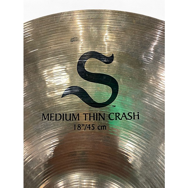 Used Zildjian 18in S Family Medium Thin Crash Cymbal