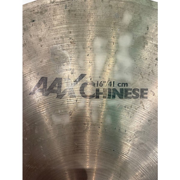 Used SABIAN 16in AAX Chinese Cymbal