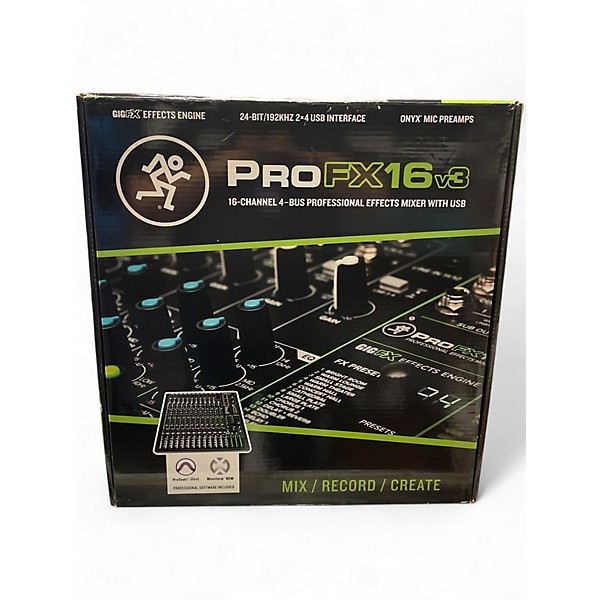 Used Mackie PROFX16v3 Unpowered Mixer