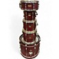 Used Yamaha 5 Piece Stage Custom Plum Drum Kit thumbnail