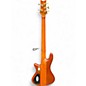 Used Schecter Guitar Research Stiletto Studio 5 String Honey Satin Electric Bass Guitar