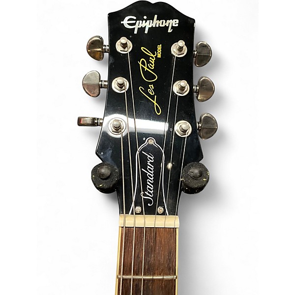 Used 2021 Epiphone Les Paul Standard '60s Ebony Solid Body Electric Guitar