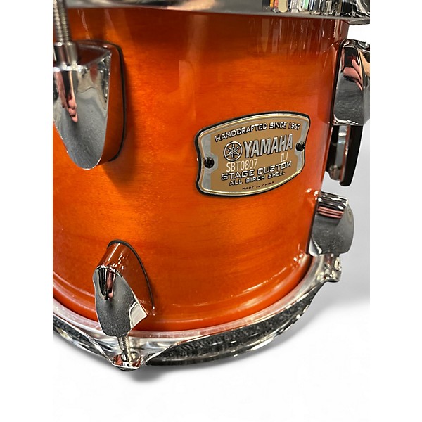 Used Yamaha 8X7 Stage Custom Birch Tom Honey Amber Drum