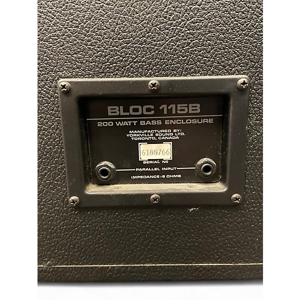 Used Yorkville BLOC 115B Bass Cabinet