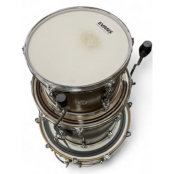 Used SONOR 3 Piece SQ1 Metallic Gold Drum Kit