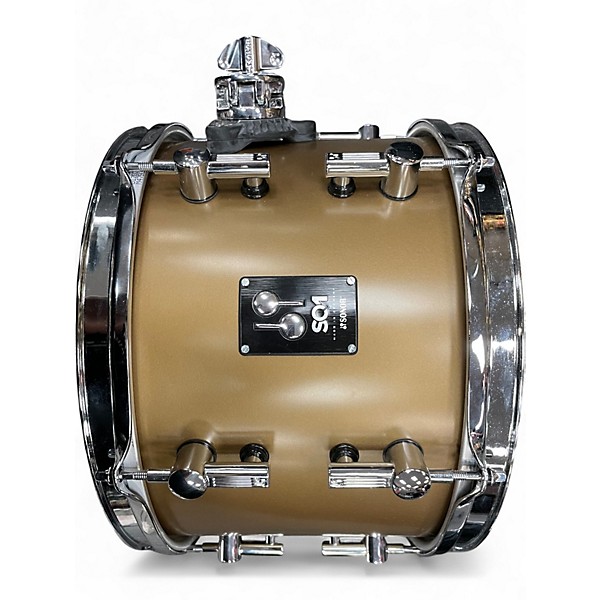 Used SONOR 3 Piece SQ1 Metallic Gold Drum Kit