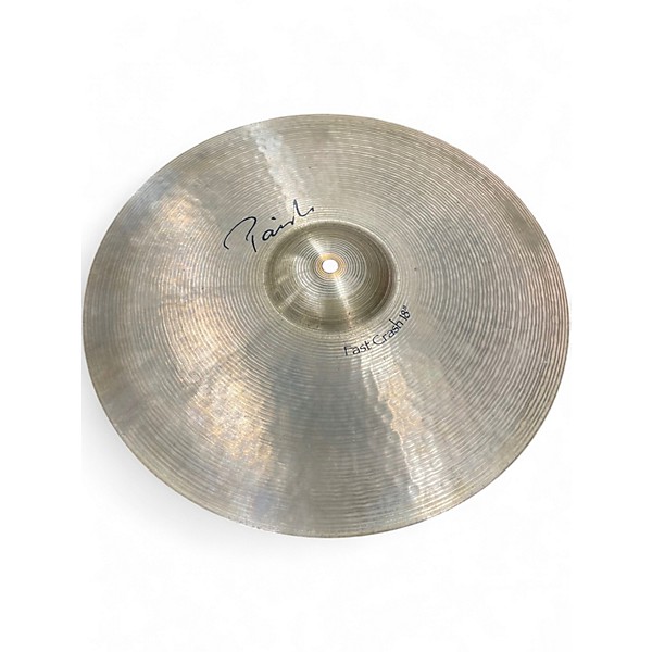 Used Paiste 18in FAST CRASH Cymbal