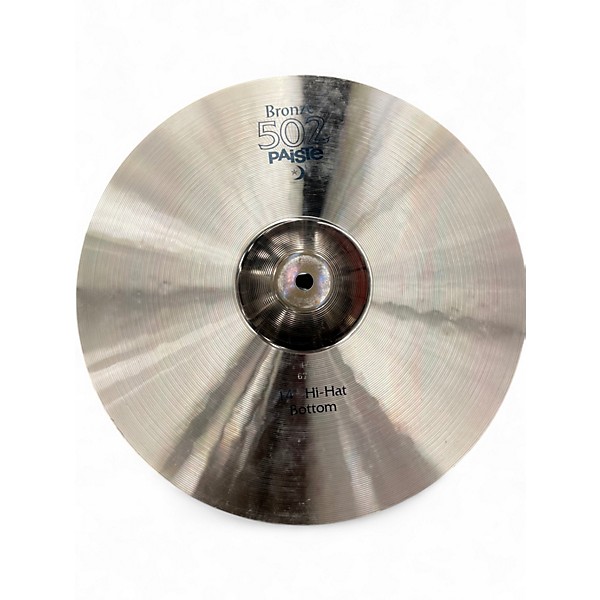 Used Paiste 14in 502 Hi Hat Pair Cymbal