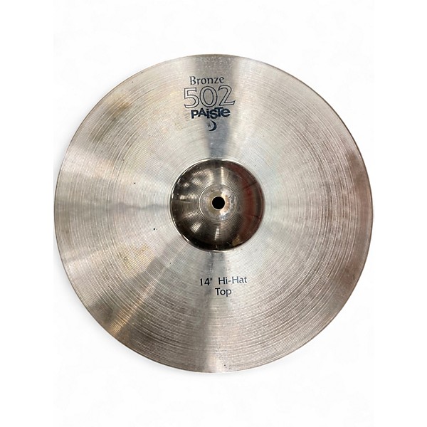 Used Paiste 14in 502 Hi Hat Pair Cymbal