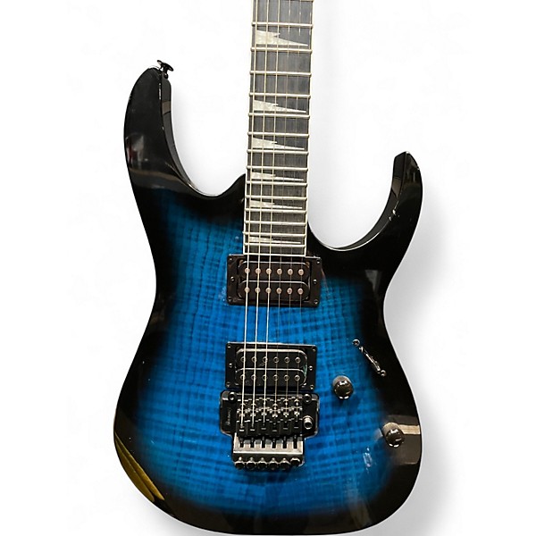 Used Ibanez GIO Series RG320 Trans Blue Sunburst Solid Body Electric Guitar