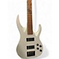 Used Solar Guitars ab2.4  Silver Electric Bass Guitar