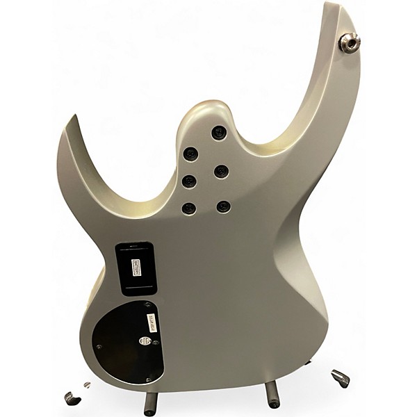 Used Solar Guitars ab2.4  Silver Electric Bass Guitar