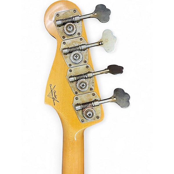 Used 2024 Fender 1960 JAZZ BASS JOURNEYMAN RED Electric Bass Guitar