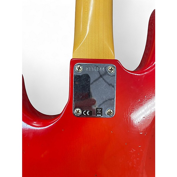 Used 2024 Fender 1960 JAZZ BASS JOURNEYMAN RED Electric Bass Guitar