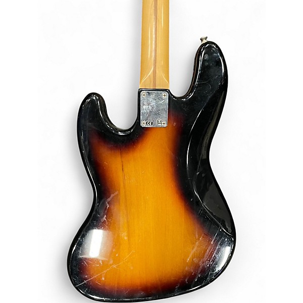 Used Fender Standard Jazz Bass 3 Color Sunburst Electric Bass Guitar