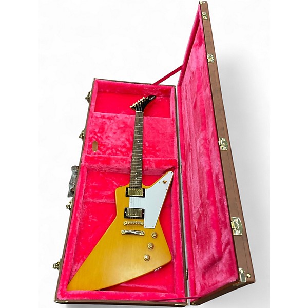 Used Epiphone Korina 1958 Explorer Natural Solid Body Electric Guitar